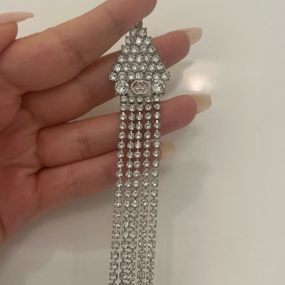 BRAND NEW Gucci Single Crystal Earring - Picture 4 of 7